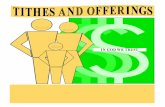 Tithes and Offerings - Timothy II Evangelist Group - Training