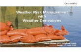 Weather Risk Management with Weather Derivatives