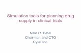 Simulation tools for planning drug supply in clinical trials