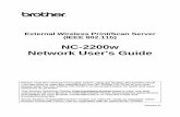 NC-2200w Network User's Guide