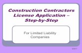 Construction Contractors License Application â€“ Step-by-Step