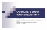 OpenGIS Sensor Web Enablement - The University of Kansas