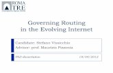 Governing Routing in the Evolving Internet