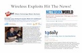 Wireless Exploits Hit The News! - NCSL Home