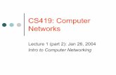 CS419: Computer Networks
