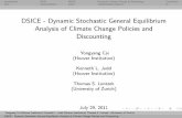 DSICE - Dynamic Stochastic General Equilibrium Analysis of Climate