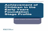 Achievement of Children in the Early Years Foundation Stage Profile