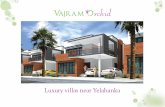 Luxury villas near Yelahanka