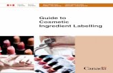 Guide to Cosmetic Ingredient Labelling