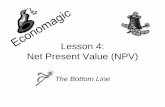 Lesson 4: Net Present Value (NPV) -