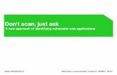 Donâ€t scan, just ask - CCC