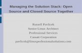 Managing the Solution Stack: Open Source and Closed Source Together