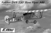 Fokker DVII 250 Slow Flyer ARF - Blade - #1 By Design