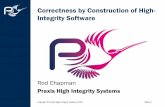 Correctness by Construction of High- Integrity Software