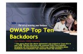 OWASP Top Ten Backdoors