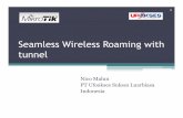 Seamless Wireless Roaming with tunnel - MikroTik