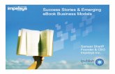 Success Stories & Emerging eBook Business Models