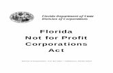 Florida Not for Profit Corporations Act