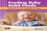 Feeding Baby Solid Foods - Healthy U - Healthy U