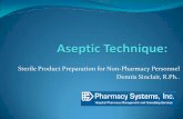 Sterile Product Preparation for Non-Pharmacy Personnel Dennis