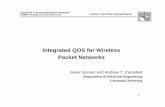 Integrated QOS for Wireless Packet Networks