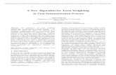 A New Algorithm for Term Weighting in Text Summarization Process