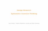 Design Research Systematic Inventive Thinking