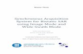 Synchronous Acquisition System for Bistatic SAR using Image Mode