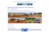 Rural transport services in Africa - Practical Action
