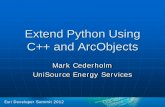Extend Python Using C++ and ArcObjects - Pierssen
