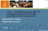 Java Technology and .NET UI Interoperability: How to Mix and Match