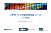 GPU Computing - Dirac - NERSC: National Energy Research Scientific