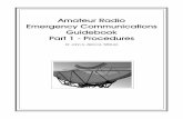 Amateur Radio Emergency Communications Guidebook Part 1 - Procedures