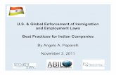 U.S. & Global Enforcement of Immigration and Employment Laws Best