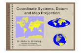 Coordinate Systems, Datum and Map Projection