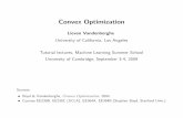 Convex Optimization - Robotics Research Group Home Page