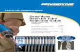 Sensidyne Gas Detector Tube Selection Guide