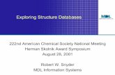 Exploring Structure Databases - Our Mission | ACS Division of