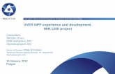 VVER NPP experience and development. MIR.1200 project