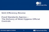 NAO Efficiency Review Food Standards Agency The Delivery of Meat