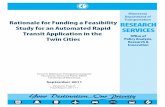 Rationale for Funding a Feasibility Study for an Automated Rapid