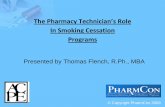The Pharmacy Technicianâ€™s Role In Smoking Cessation Programs