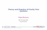 Theory and Practice of Cavity Test Systems - LEPP