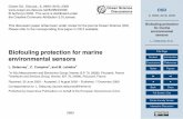 Biofouling protection for marine environmental sensors