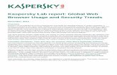 Kaspersky Lab report: Global Web Browser Usage and Security Trends