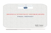 BRANCH STRATEGY REVIEW (BSR) FINAL REPORT