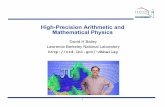 High-Precision Arithmetic and Mathematical Physics