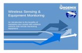 Wireless Sensing & Equipment Monitoring - PHOENIX Sentry