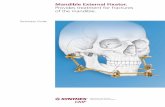 Mandible External Fixator. Provides treatment for fractures of the