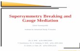 Supersymmetry Breaking and Gauge Mediation